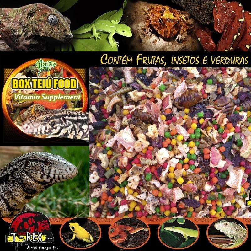 Racao para Lagarto Teiu