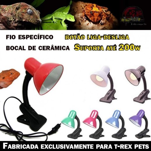 lampada de repteis