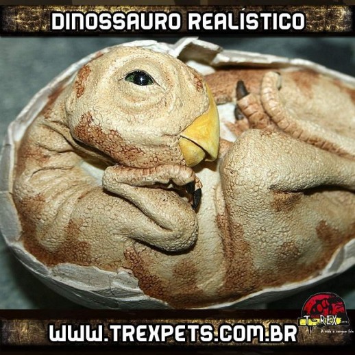 Replica ovo dinossauro realista resina