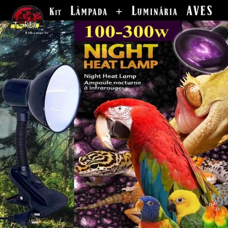 lâmpada para aves