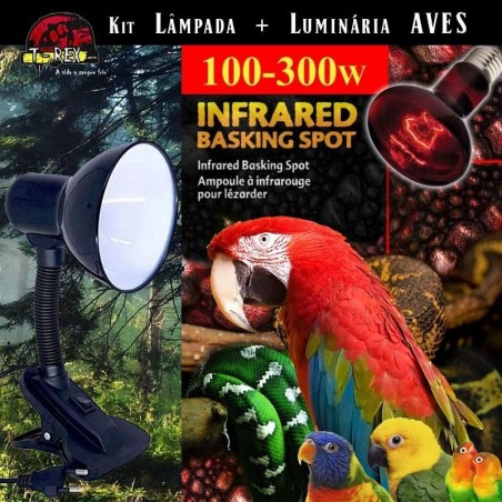 Lampada de aquecimento para passaros